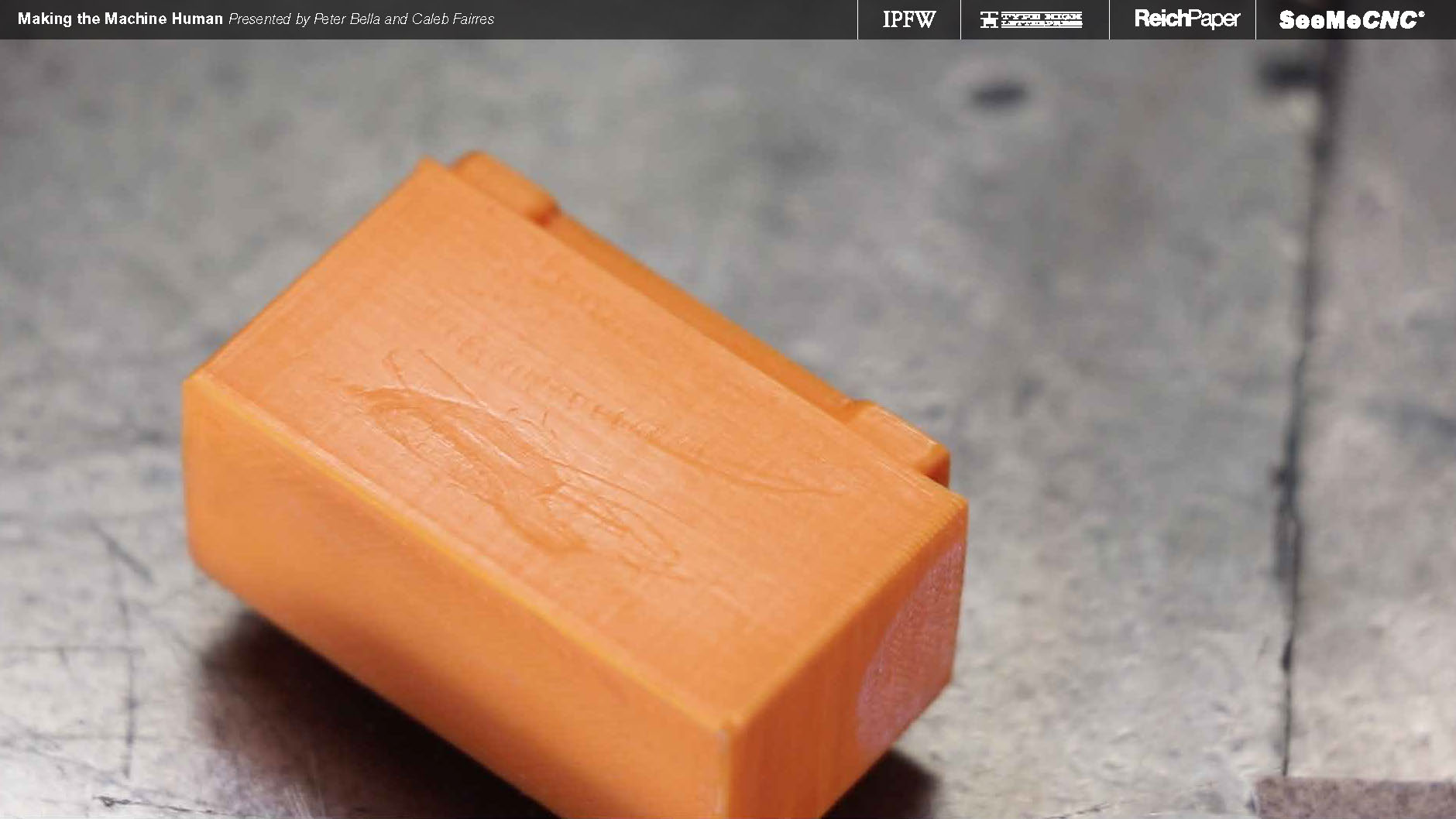 Mineral spirits are typically used to clean the ink off wood type, but on PLA filament it's a no-no.