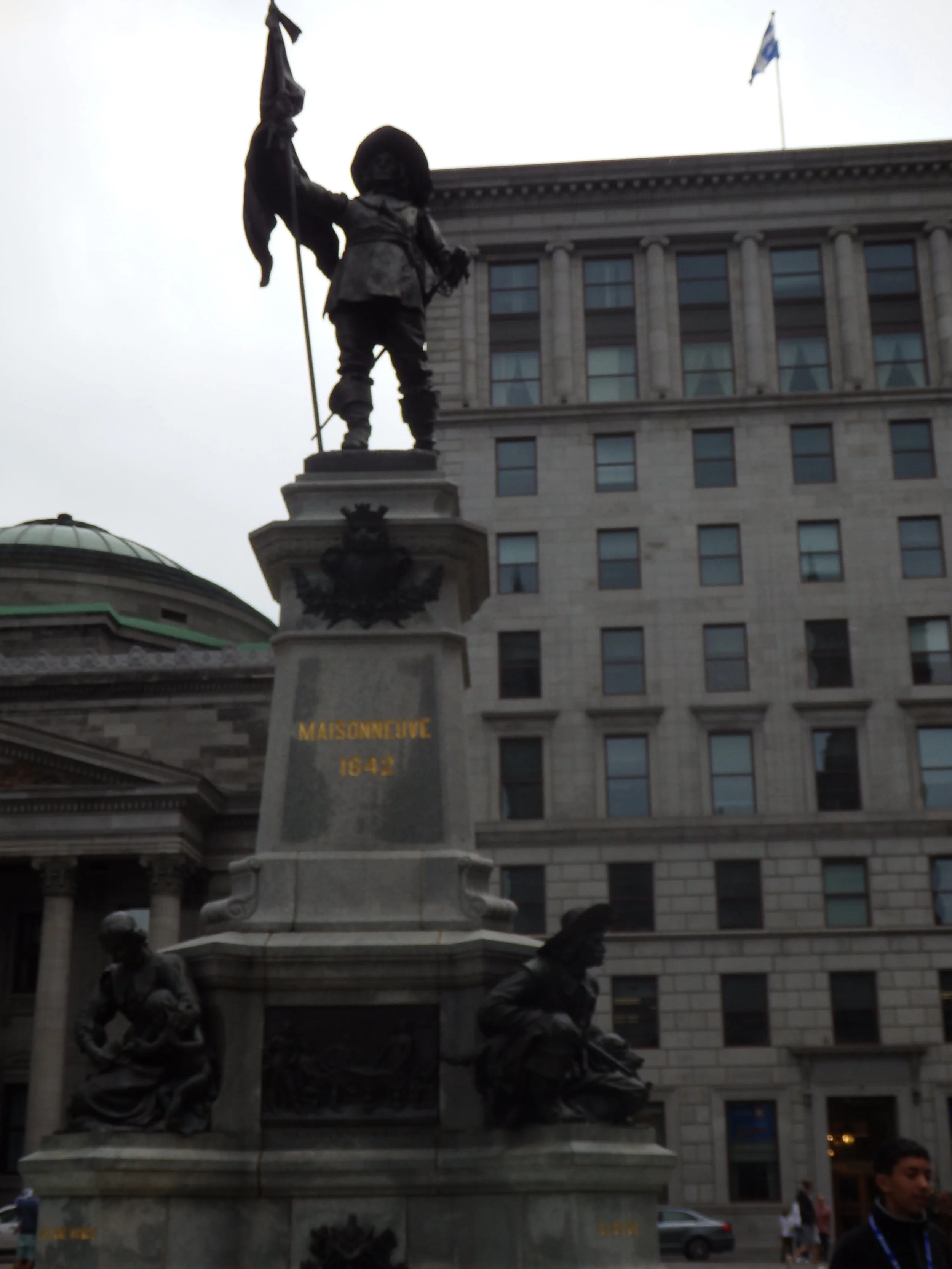 Place d'Armes with Maisonneuve Monument 