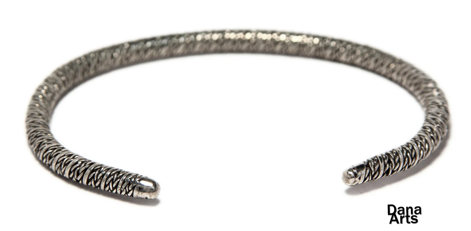bangle bracelet soild silver
