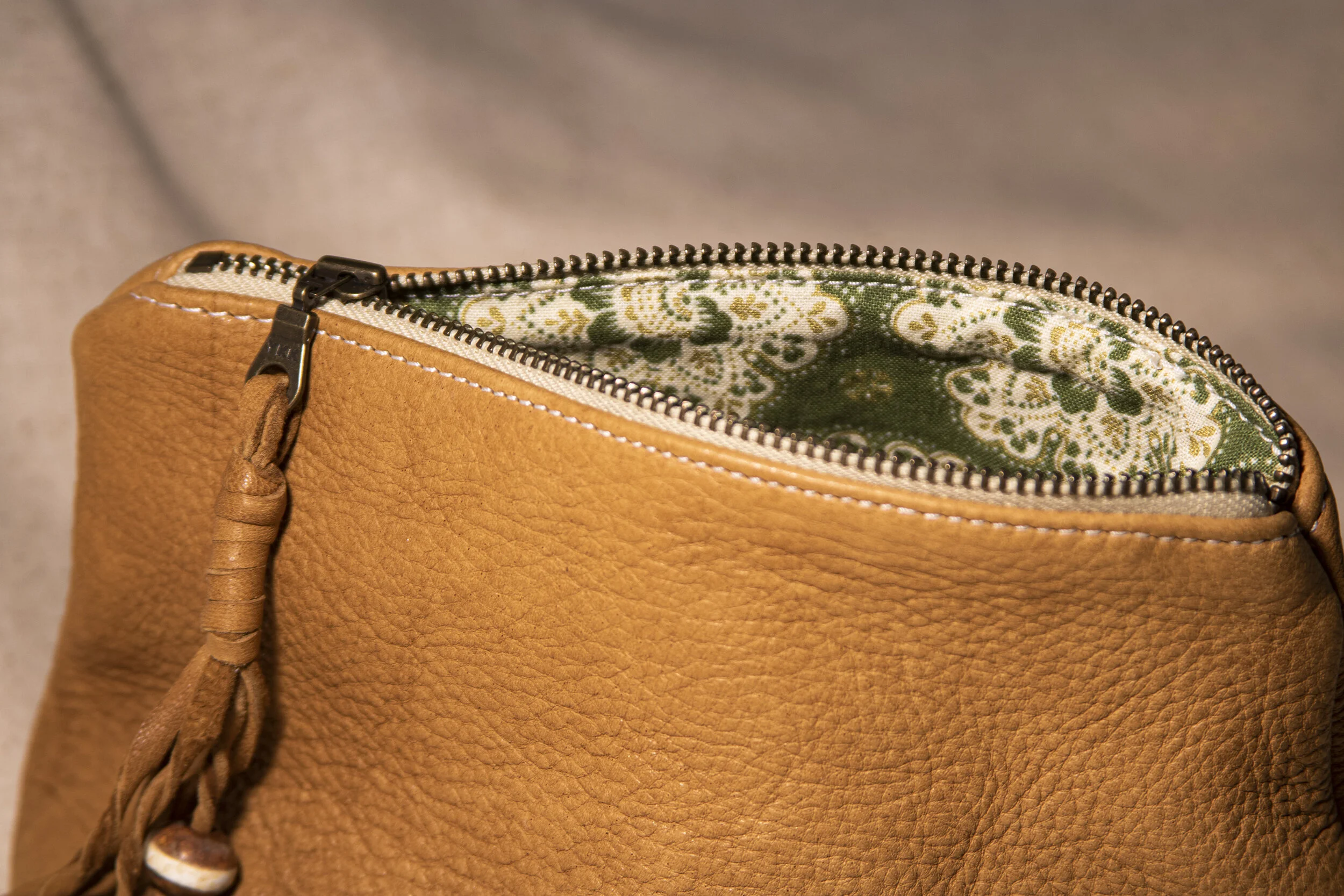 Leather Makeup Bag