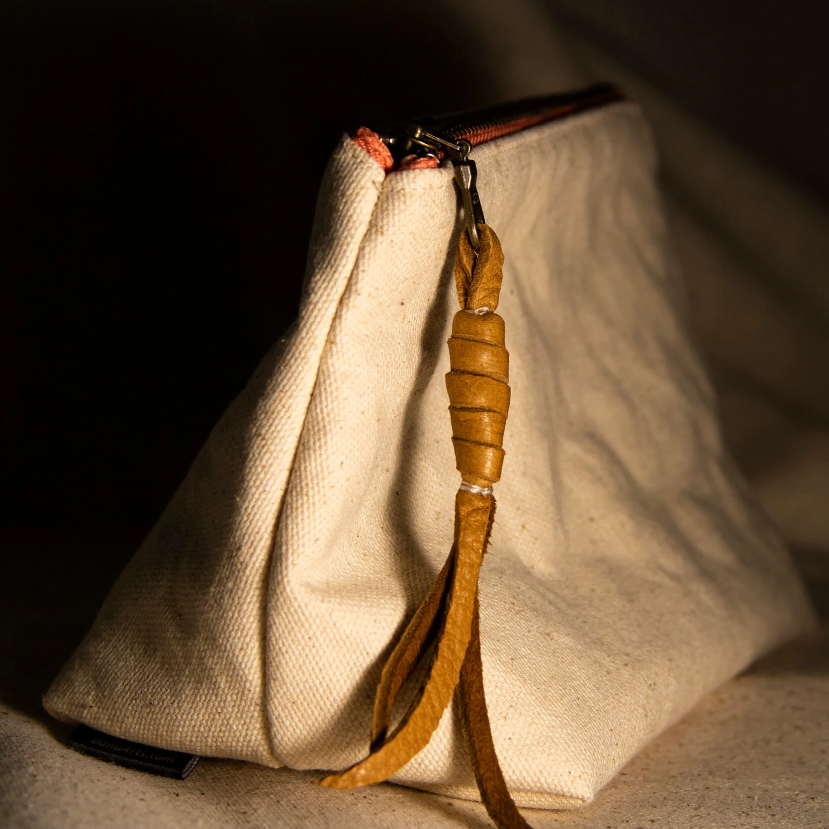 Canvas Makeup Bag