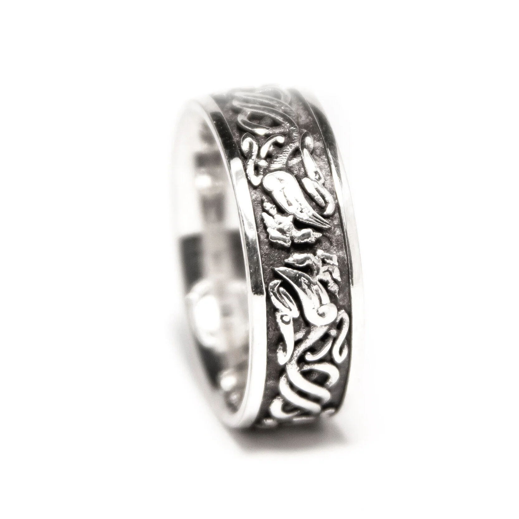 celtic animal wedding band