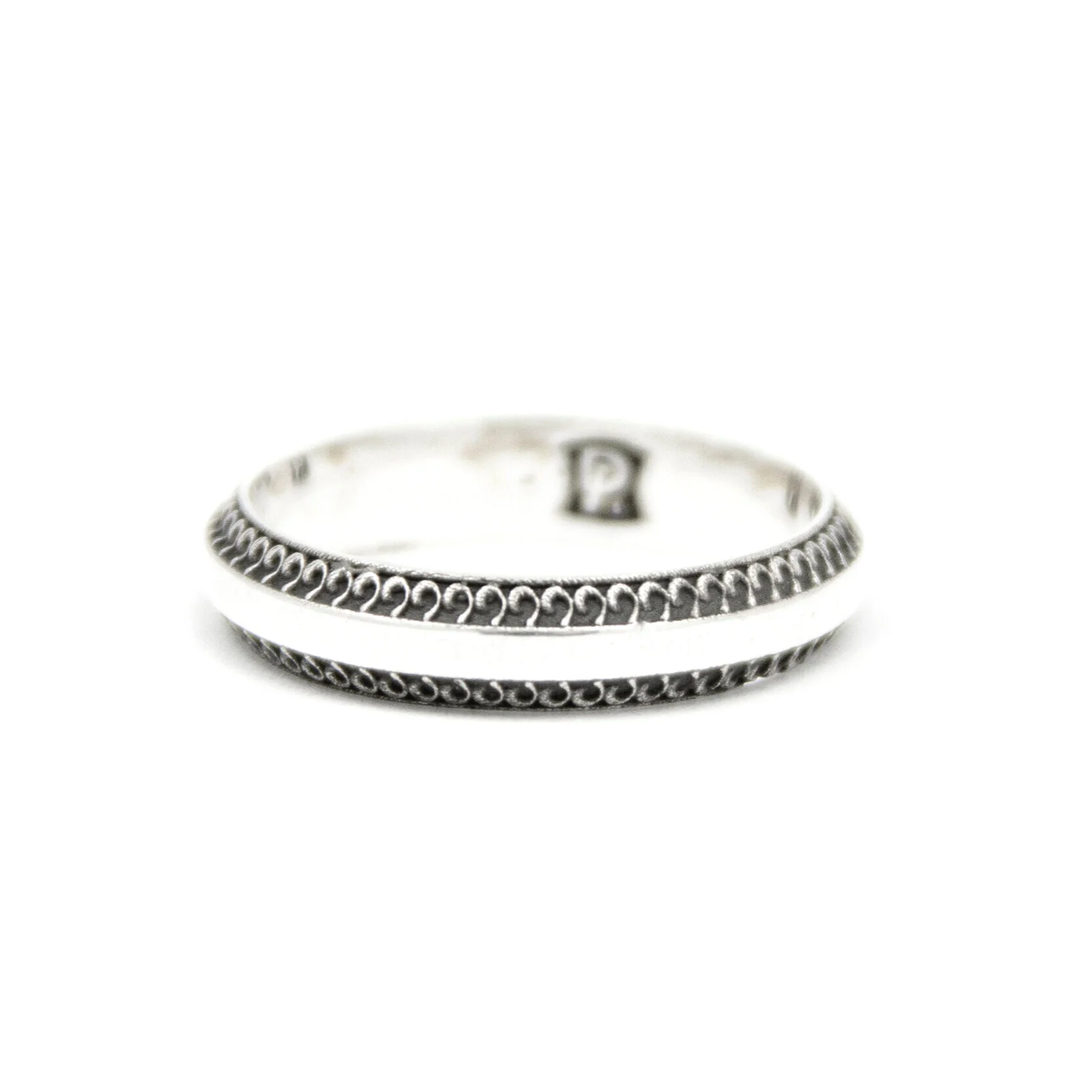 Thin filigree edged ring