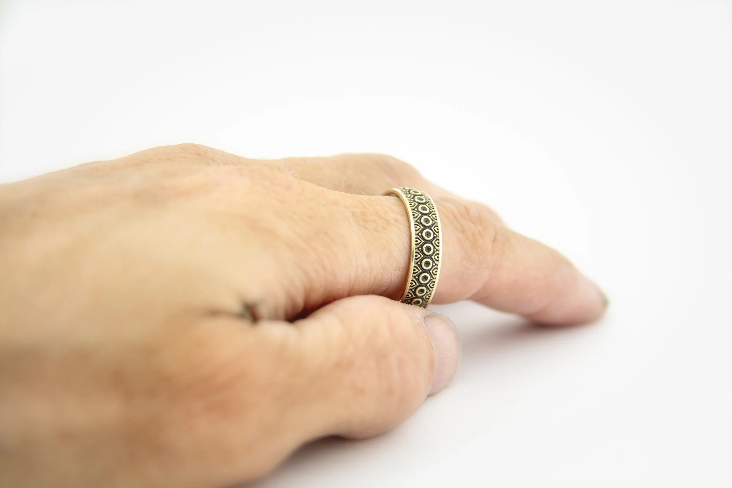 14k nature ring