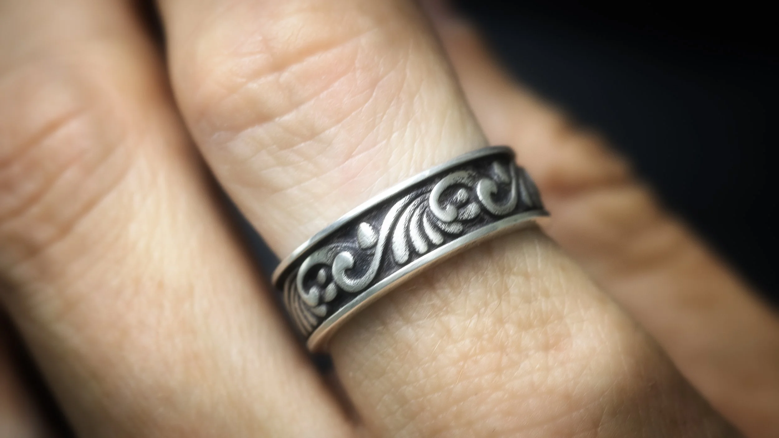 Greek motif ring