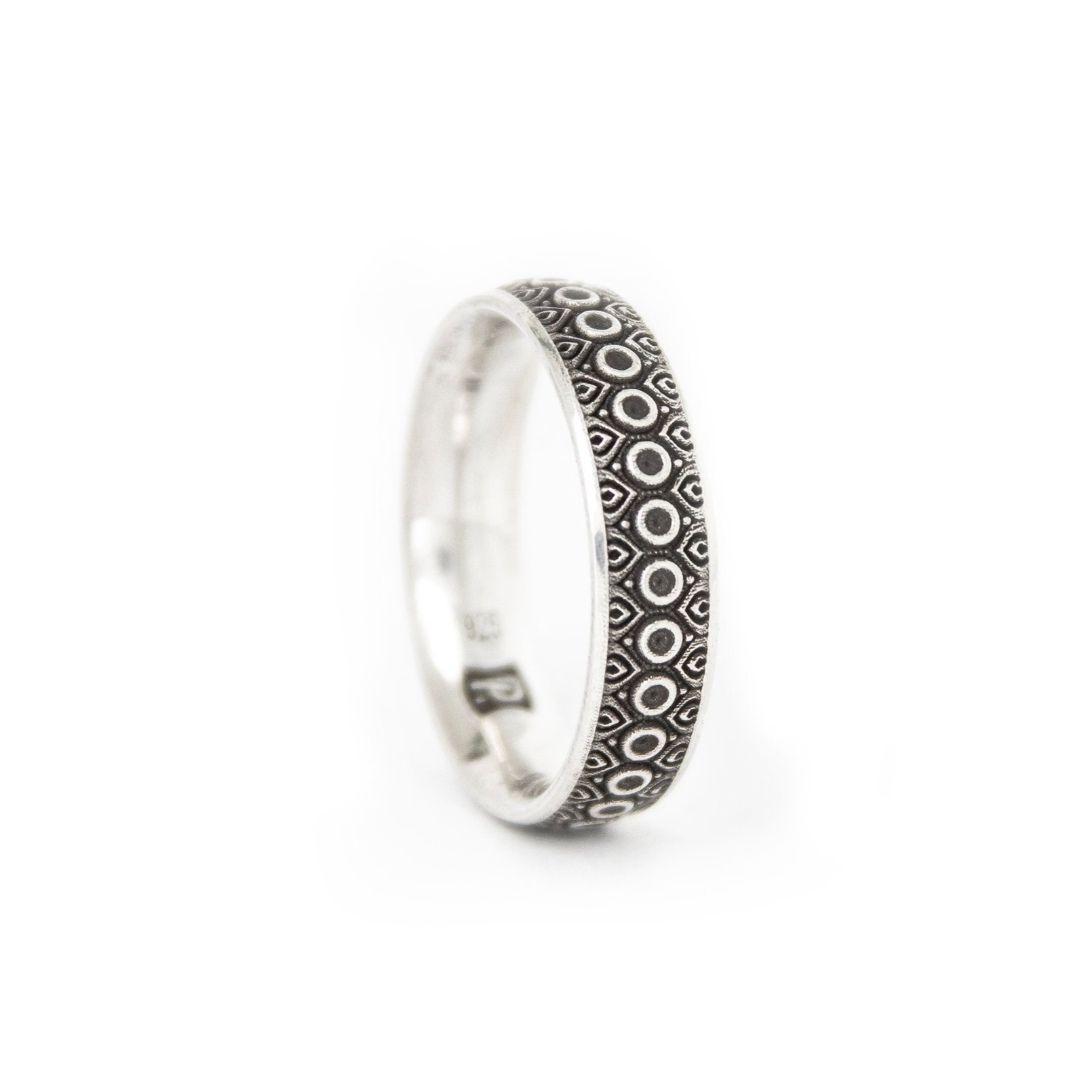 silver bud ring - lao inspired