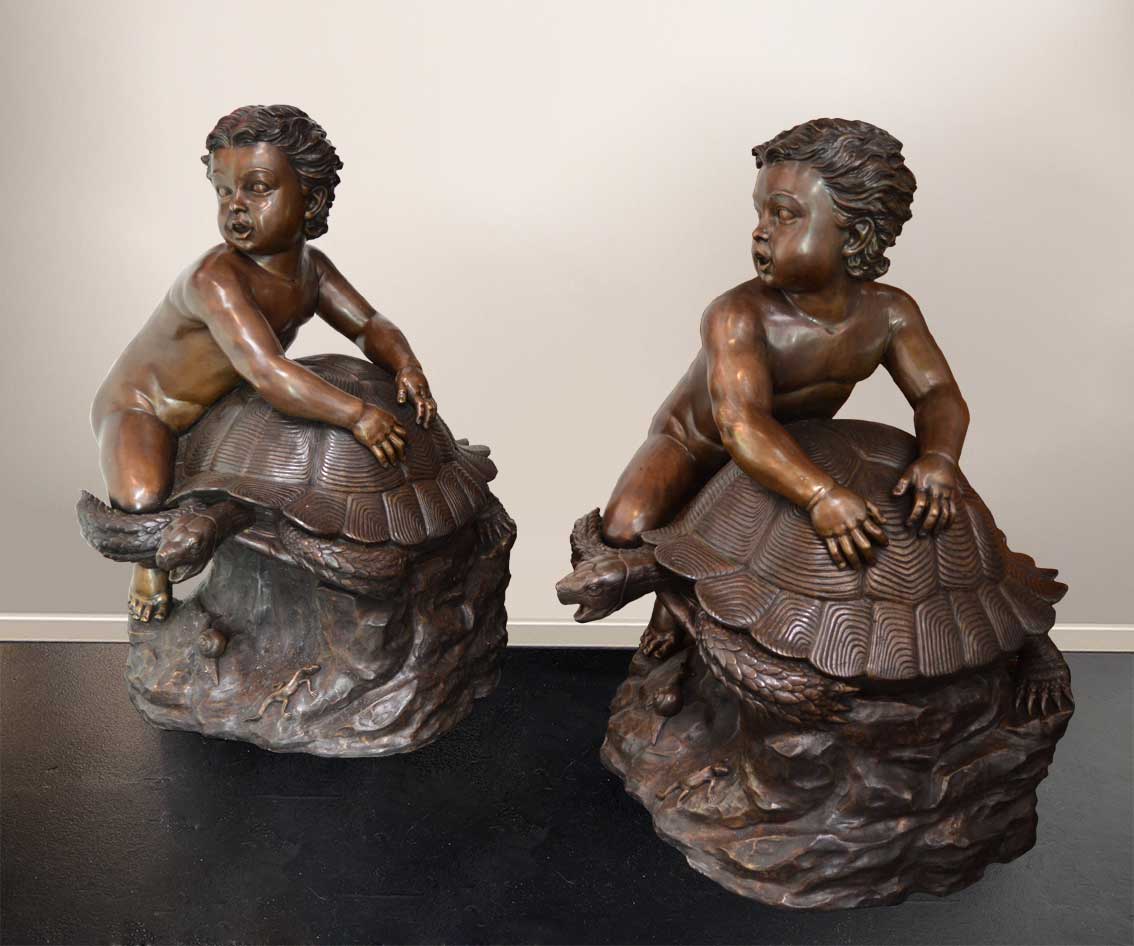 Cherub and Turtle