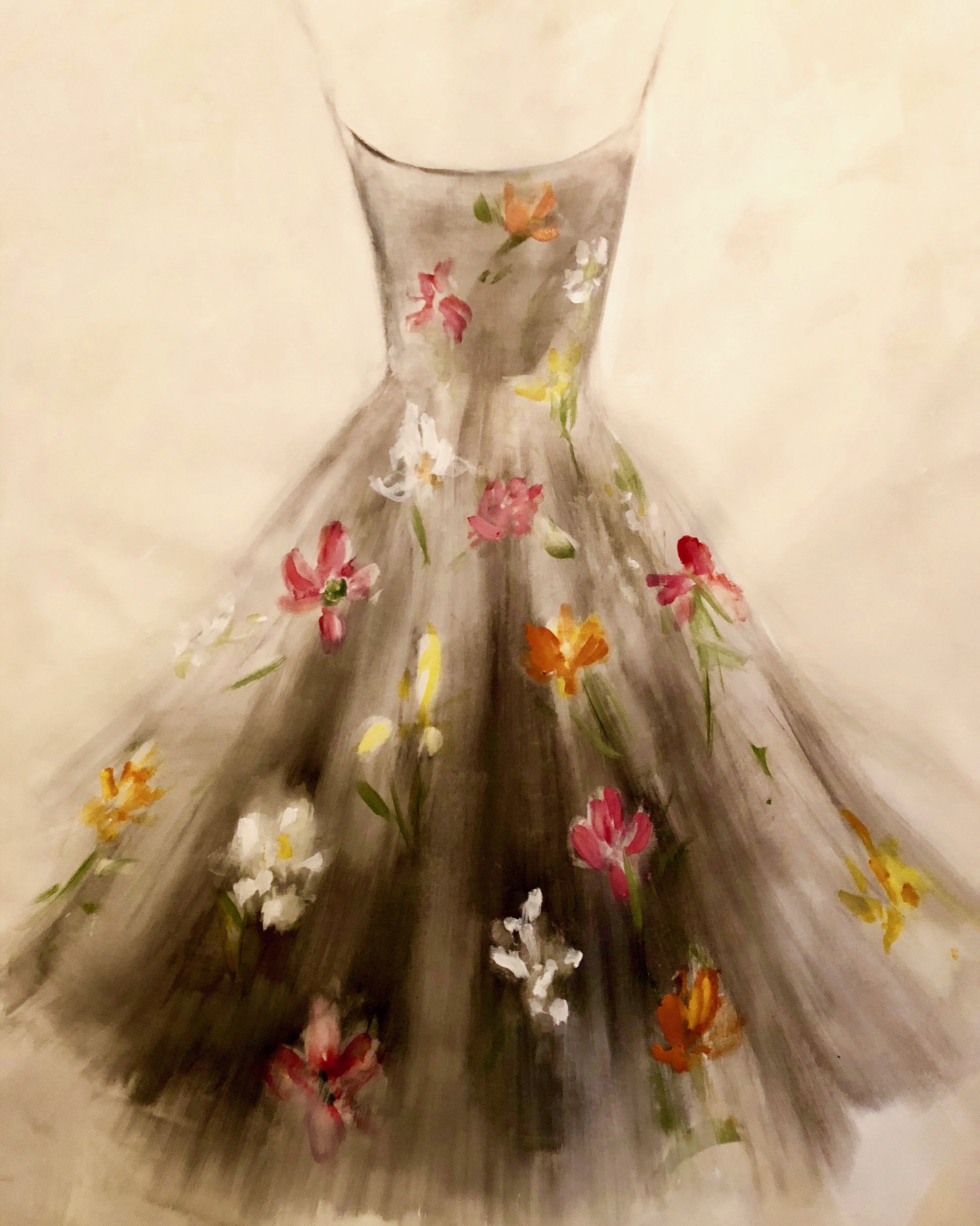 Oscars dress "46x58"