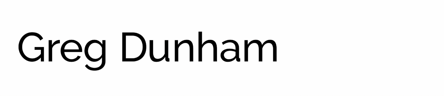 Greg Dunham