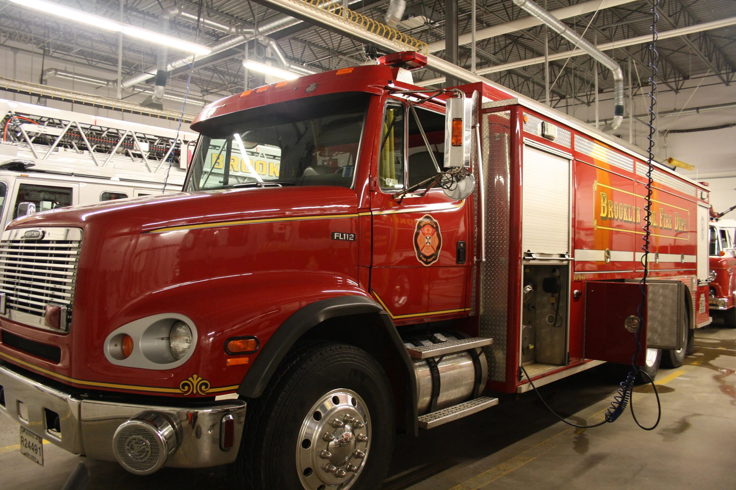 Tanker two is a 2002 frightliner FL112, with an 840 pump and 3200 gallons of water.