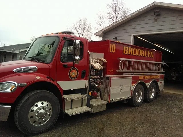 Tanker Ten is a 2015 Pierce/Frightliner, with a 840 Pump and carries 2400 Gallons of water. 