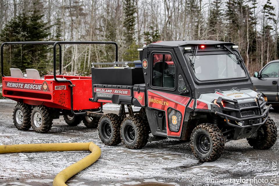  Remote Rescue 8 on scene of a Dump fire in North Alton. March 2016 