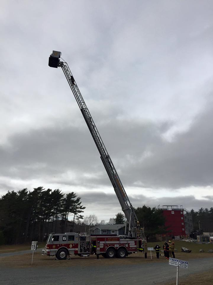  Tower 6 at a event at the Nova Scotia Firefighter School.&nbsp; 