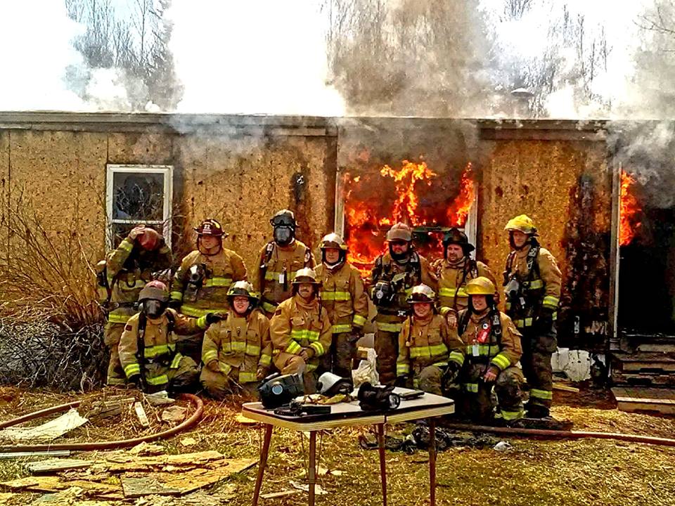  The BFD crew at a controlled burn/training event. Spring 2016&nbsp; 