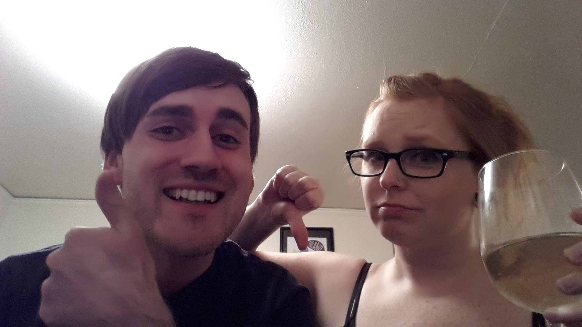 One of these people had a nice movie night, the other is going to have nightmares.