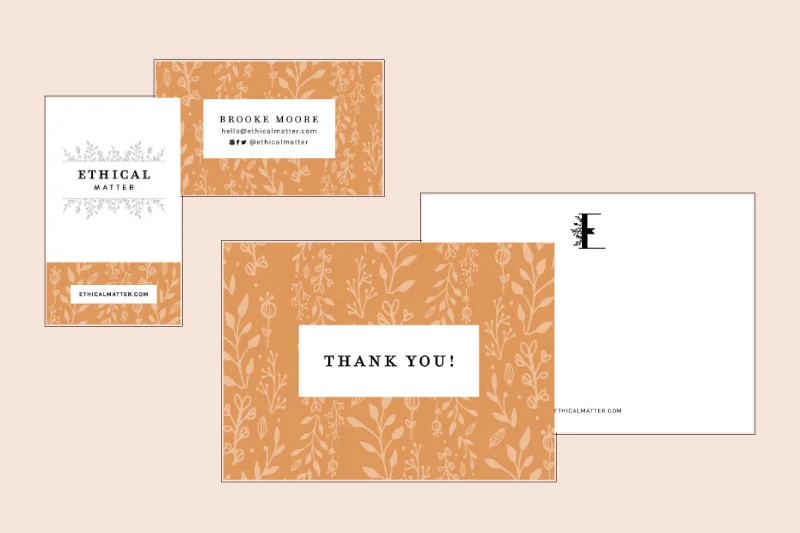 Business Cards & Thank You Postcards