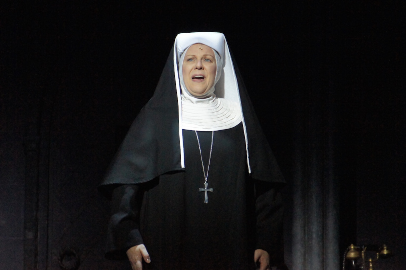 Performing in the Sound of Music. Image via Facebook