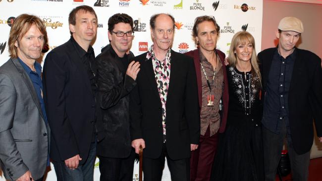 Inducting The Models into the ARIA Hall of Fame in 2010. Picture via The Daily Telegraph