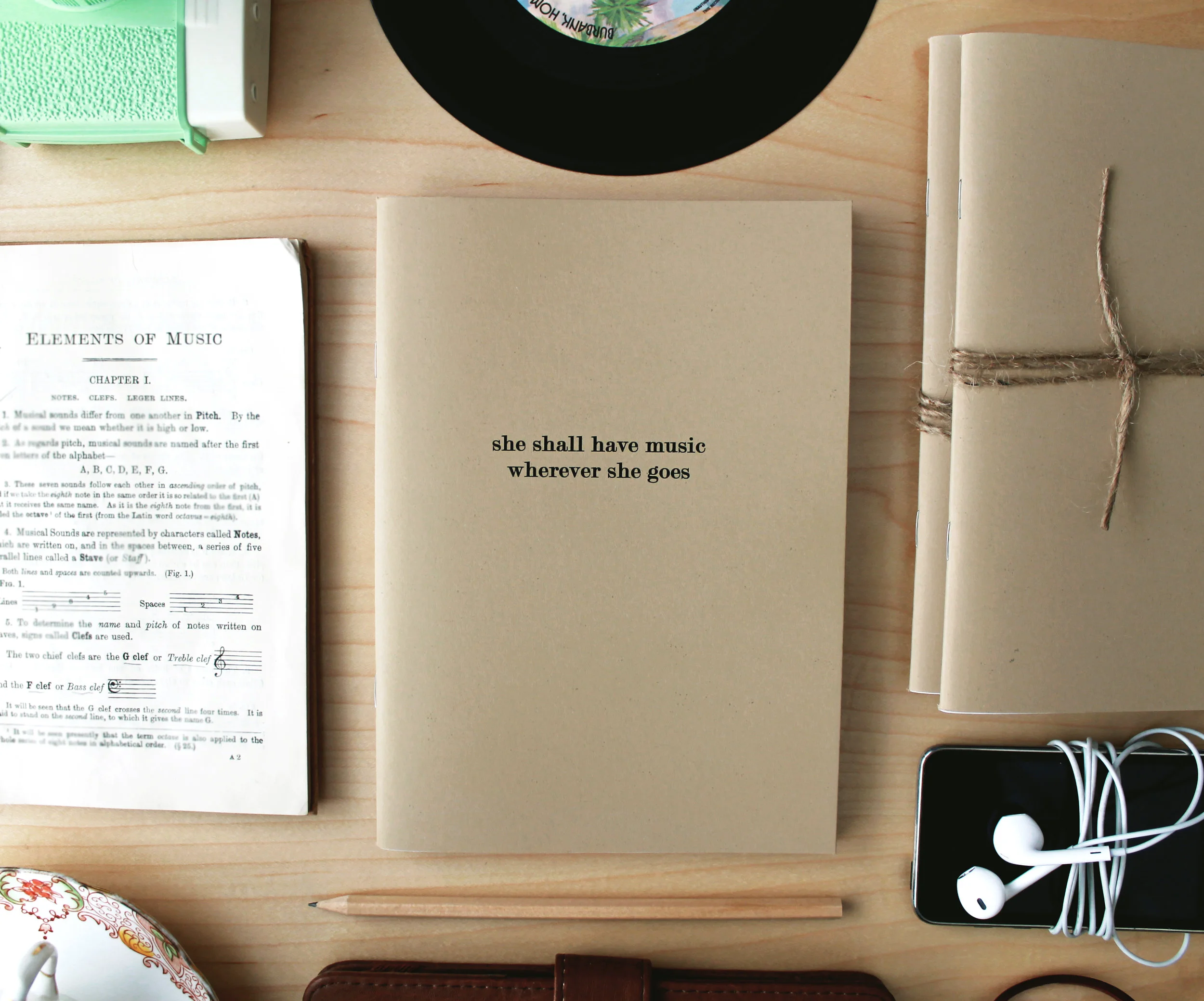 Environmentally friendly manuscript paper available at the CutCommon store