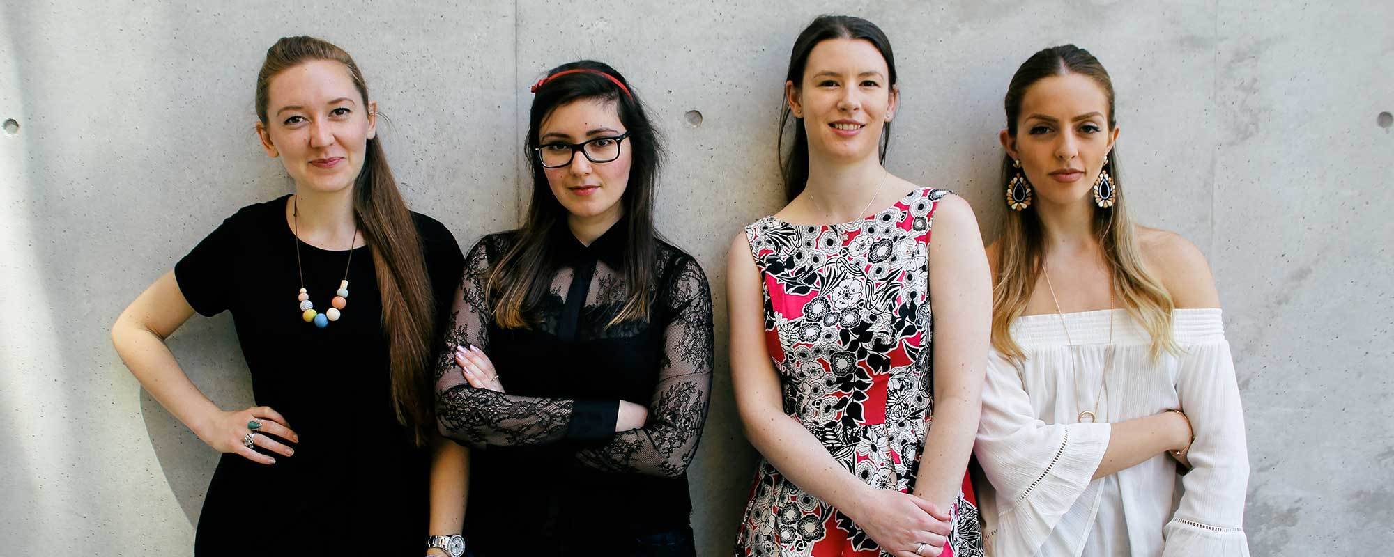 Ella Macens, Elizabeth Younan, Clare Johnston, and, Natalie Nicolas. Image by Rahkela Nardella for Broadly