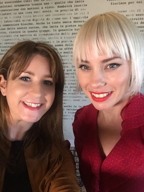 Danielle McGrane and Olympia, via Twitter