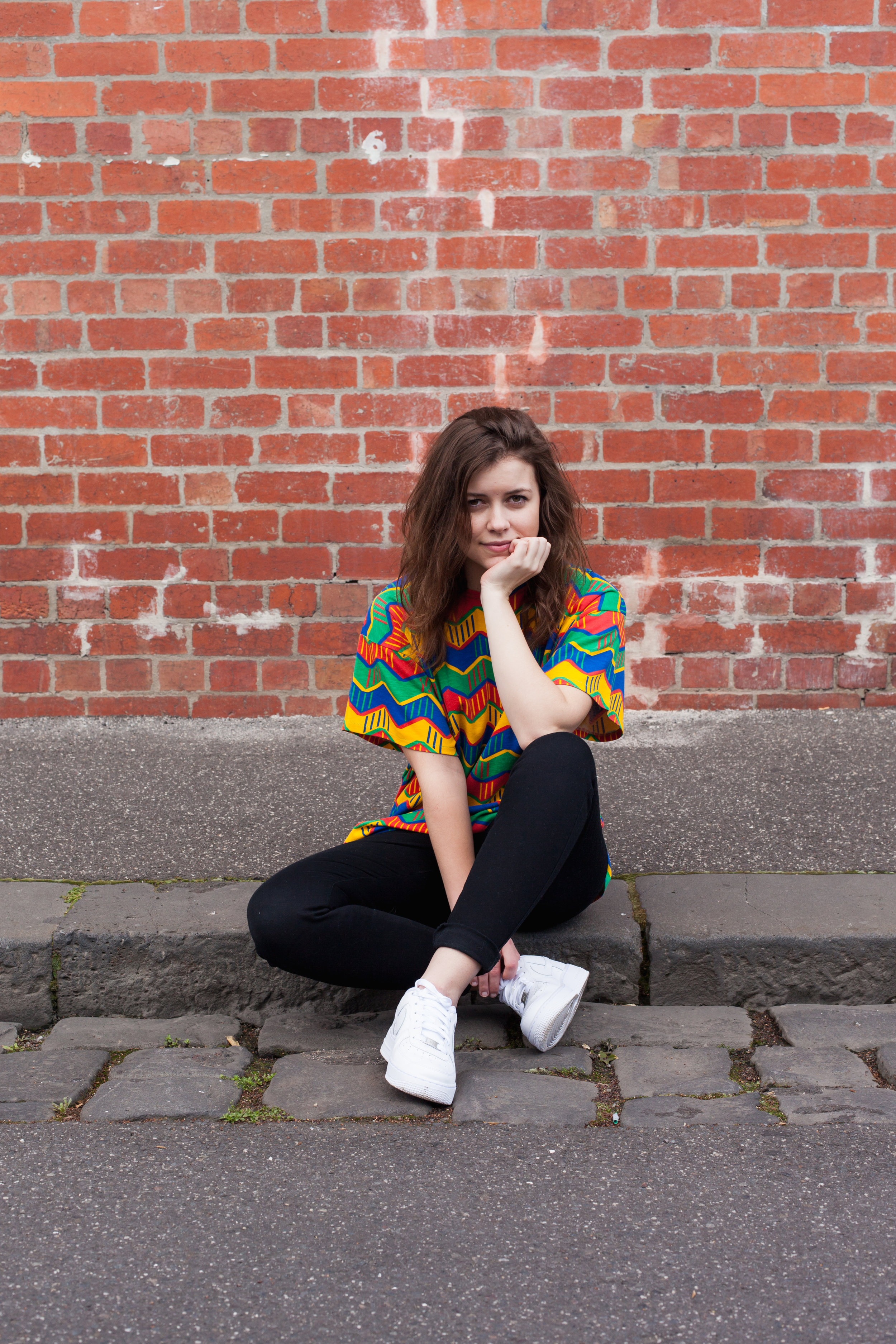 Bridget Hustwaite, wearing vintage Katies. Image supplied