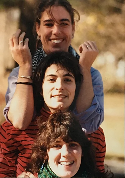 Felicitas, Me, Sofia (top to bottom) c. 1985