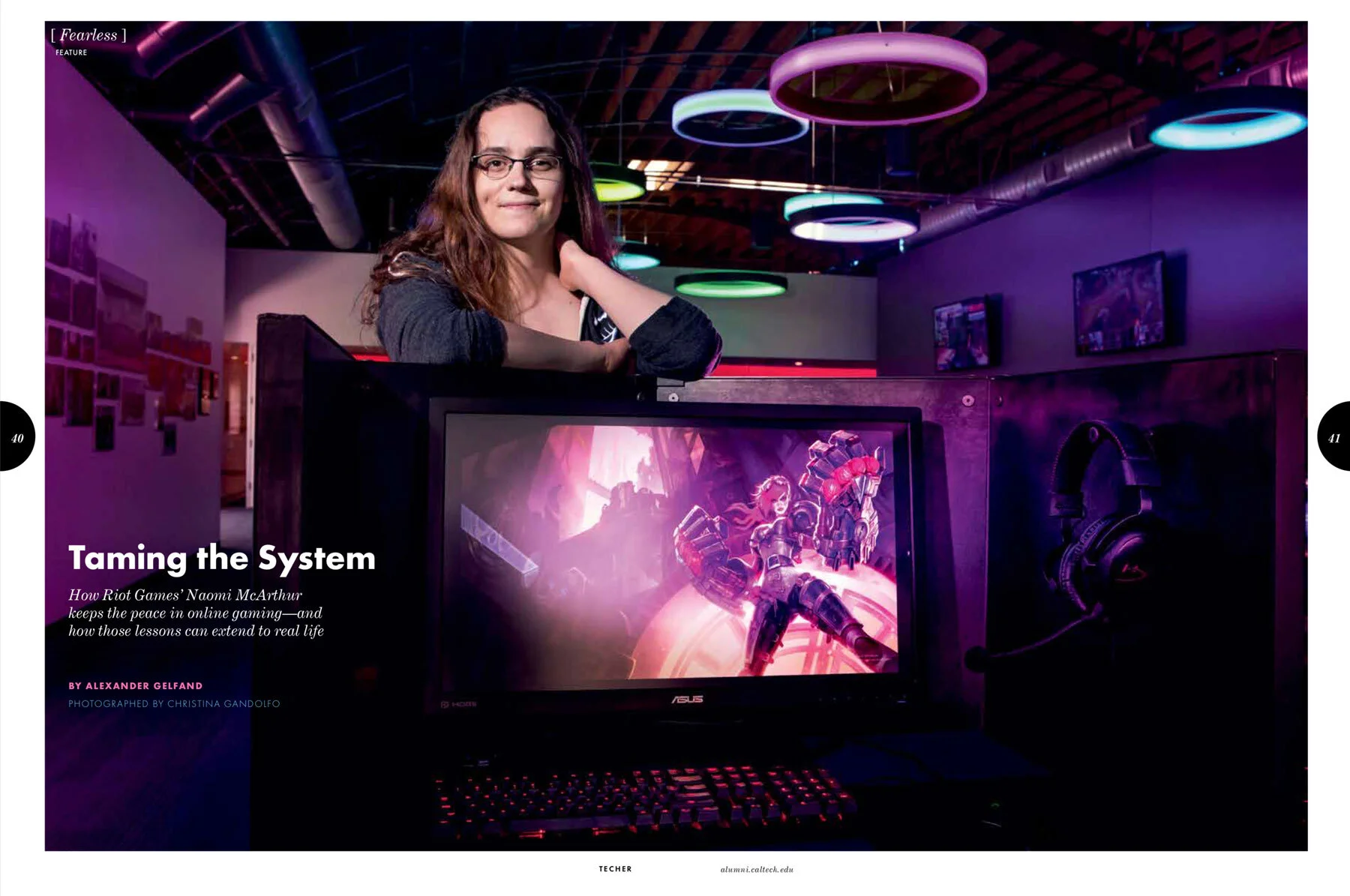 Techer, Cal Tech Alumni magazine