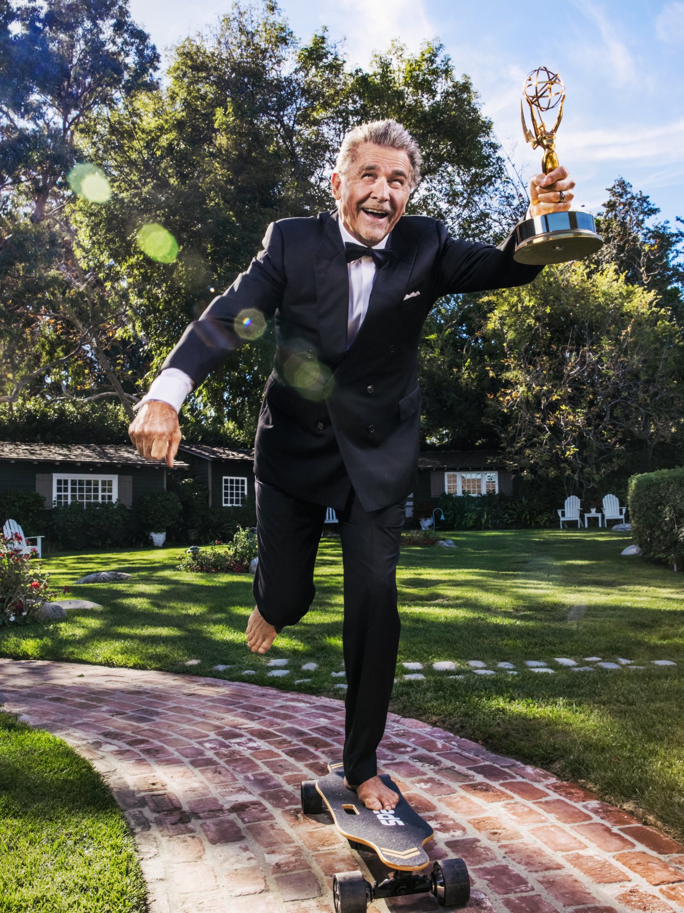 James Brolin, photographed at his Malibu Beach property.