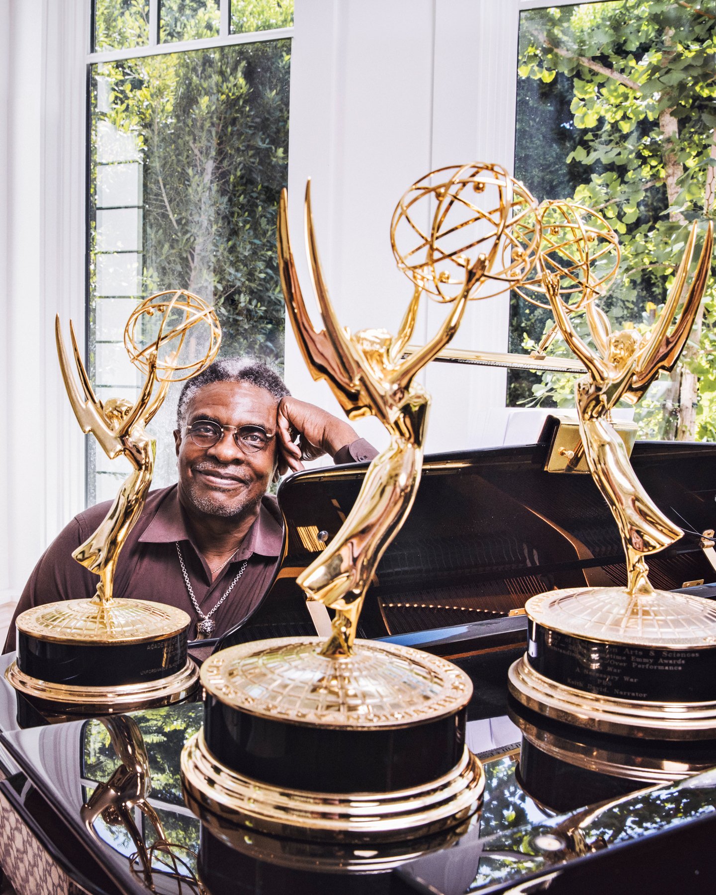 Keith David, actor / voice actor. Photographed at home in Sherman Oaks, CA.