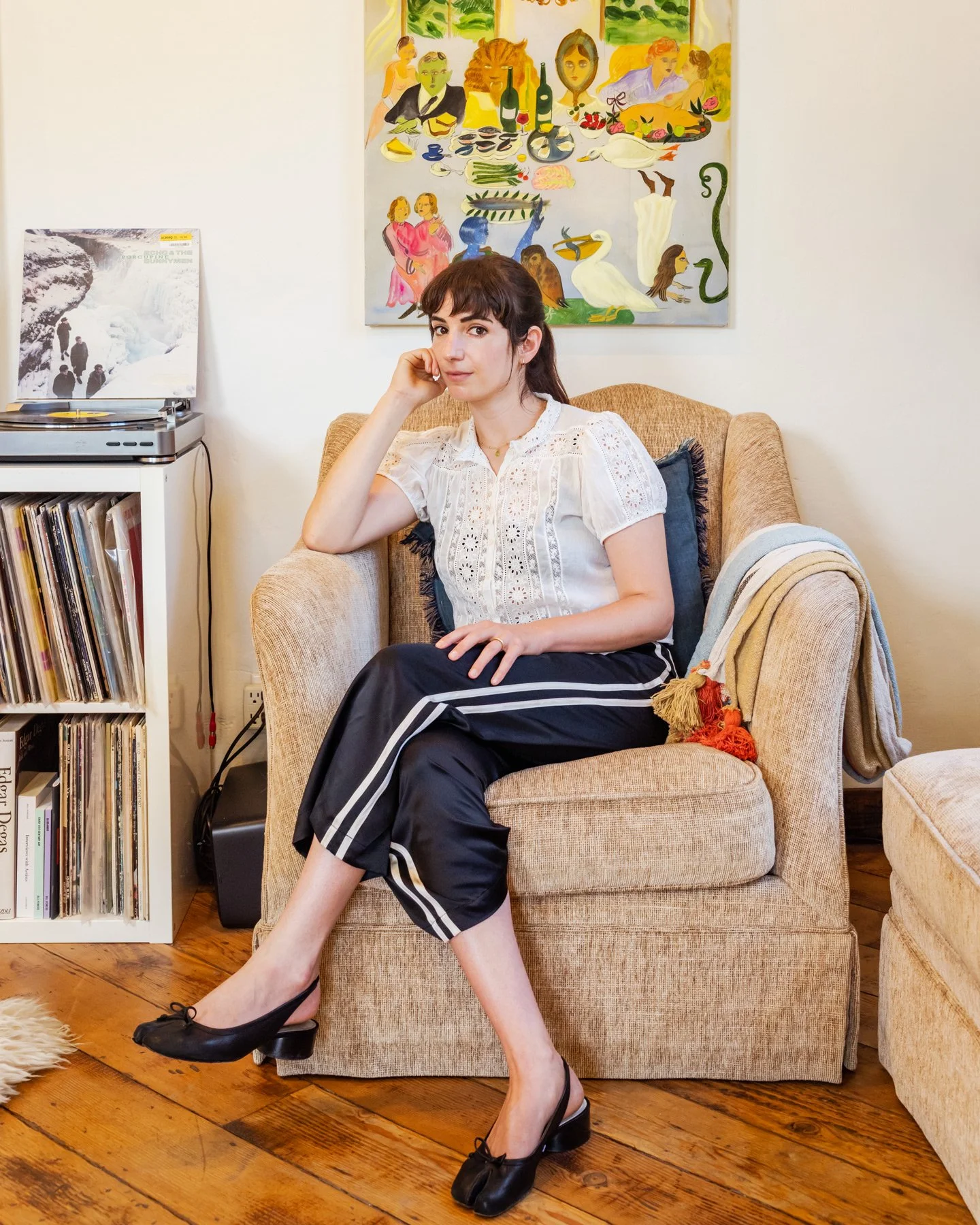  Andie Dinkin, painter, photographed for Alta Journal 