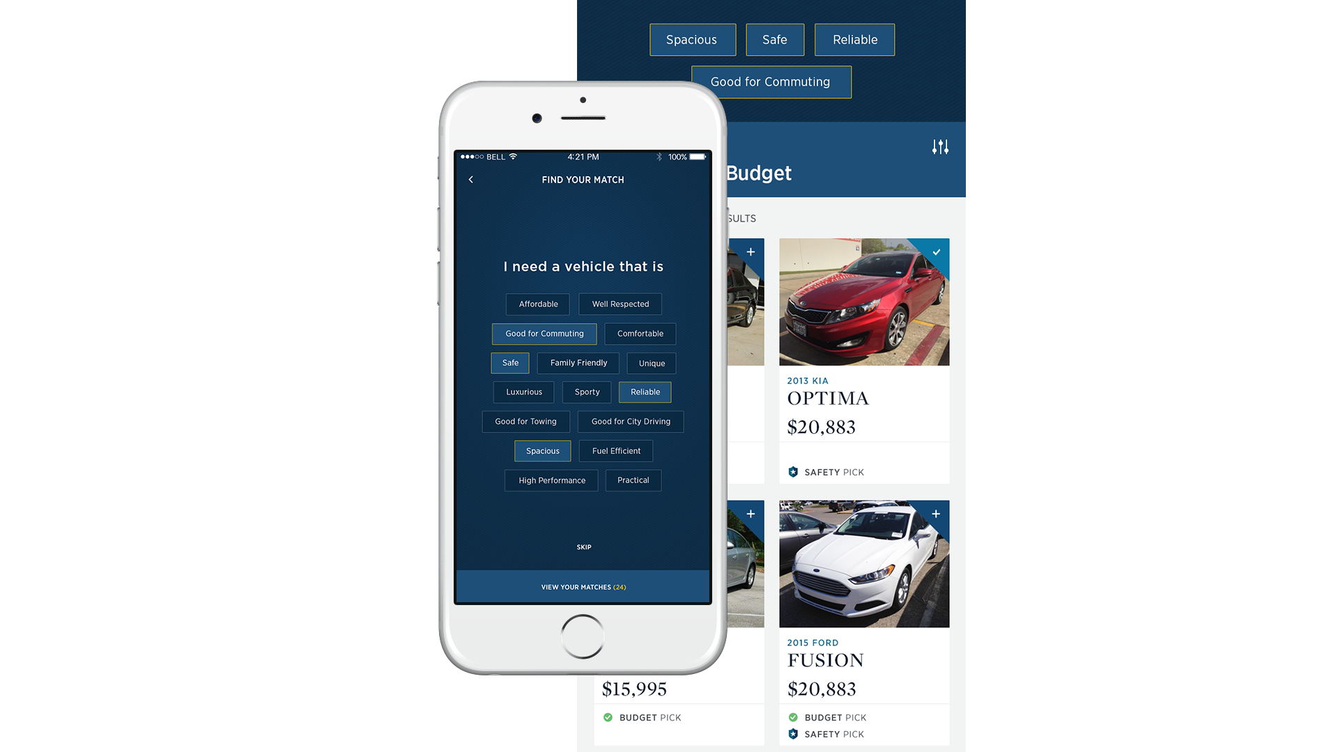 Aspirational Search &amp; Top Results