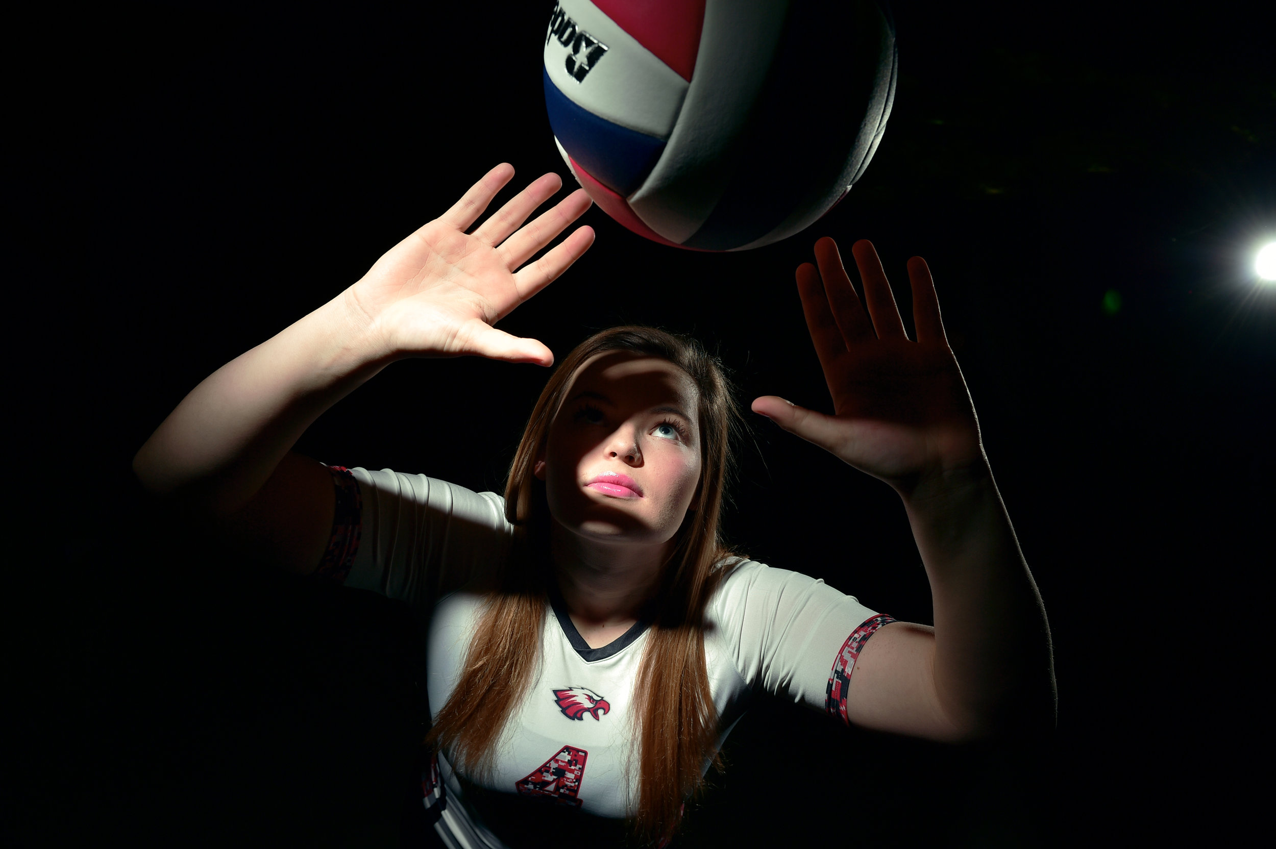 2015 Denton Record-Chronicle all-area volleyball MVP Alexa Bass, Tuesday, December 29, 2015, in Denton, TX. 