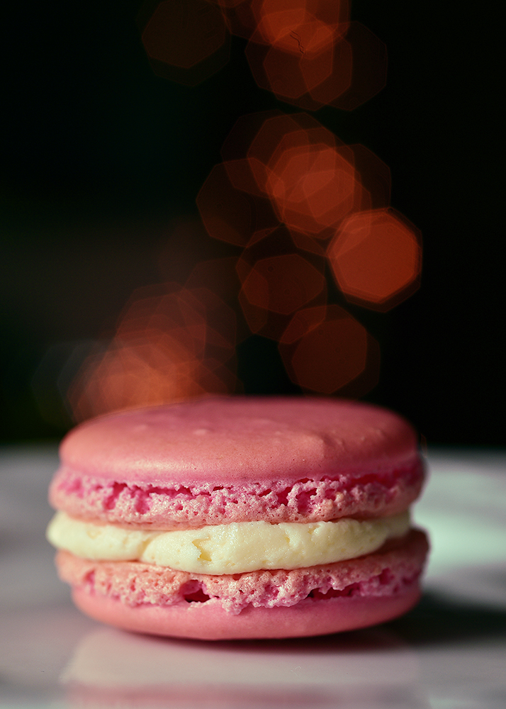 Vanilla Rose Macarons, Tuesday, December 30, 2014, in Denton, TX. 