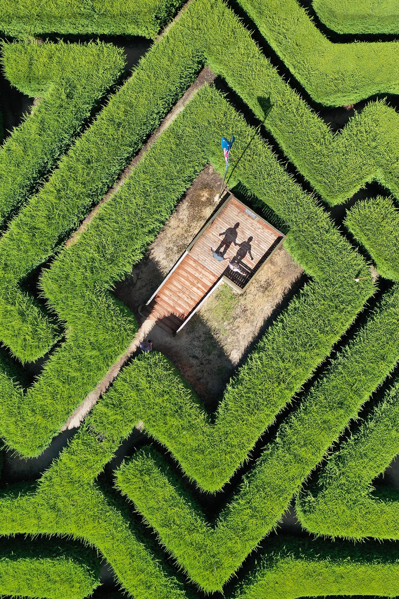  (Photo Mark Jesser) Myrrhee. Francois and Tania Steyn have just bought Brookfield Maze. -- Air. Aerial. 
