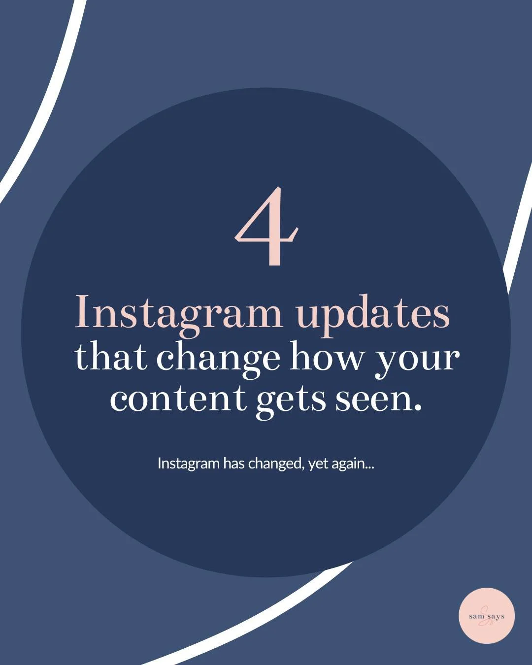 Shocker: Instagram has made more changes to way your content gets seen. Swipe through the see 4️⃣ of the most important ones 👉