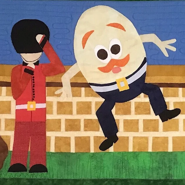 Humpty Dumpty Quilted Wallhanging