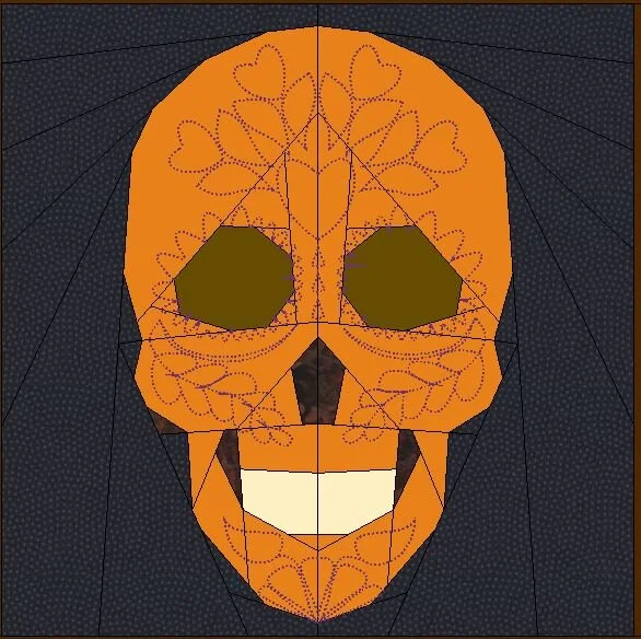 sugar skull pattern