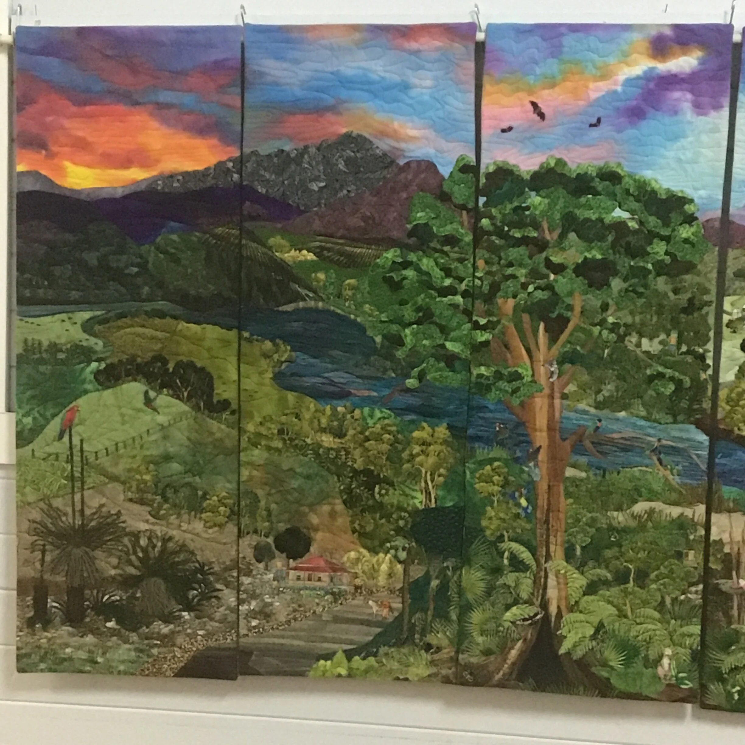 Dawn to Dusk Panel 8 7 6 Pat Oxtoby, Jane Low, Heather Davison