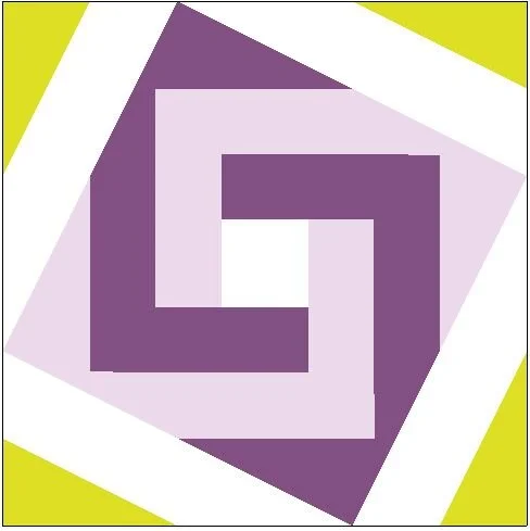 Twisted log cabin - Tradition with a twist