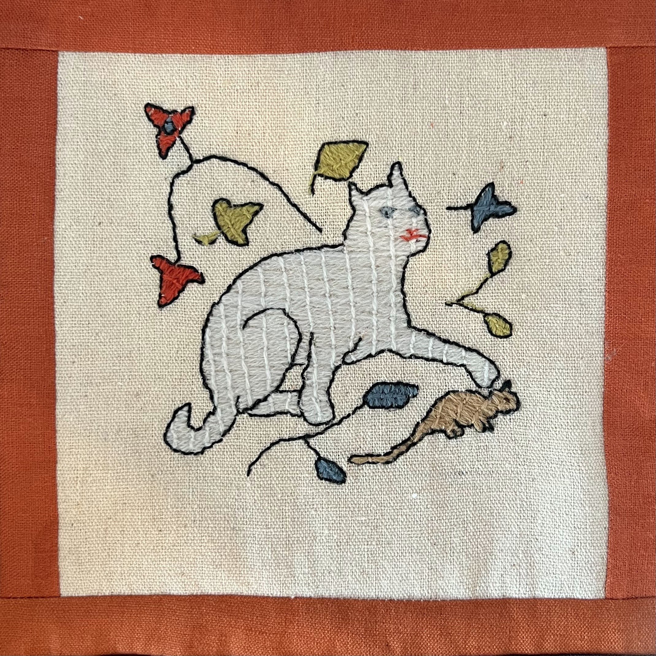Pangur ban AKA fluffy the cat