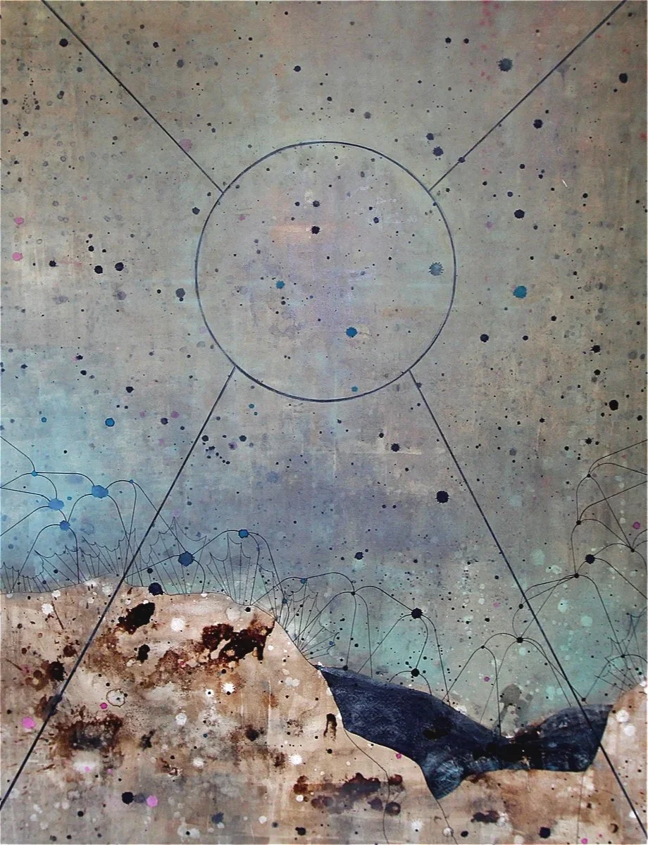 A new wave 2. Mixed media on canvas. 150x120cm. Year 2016.