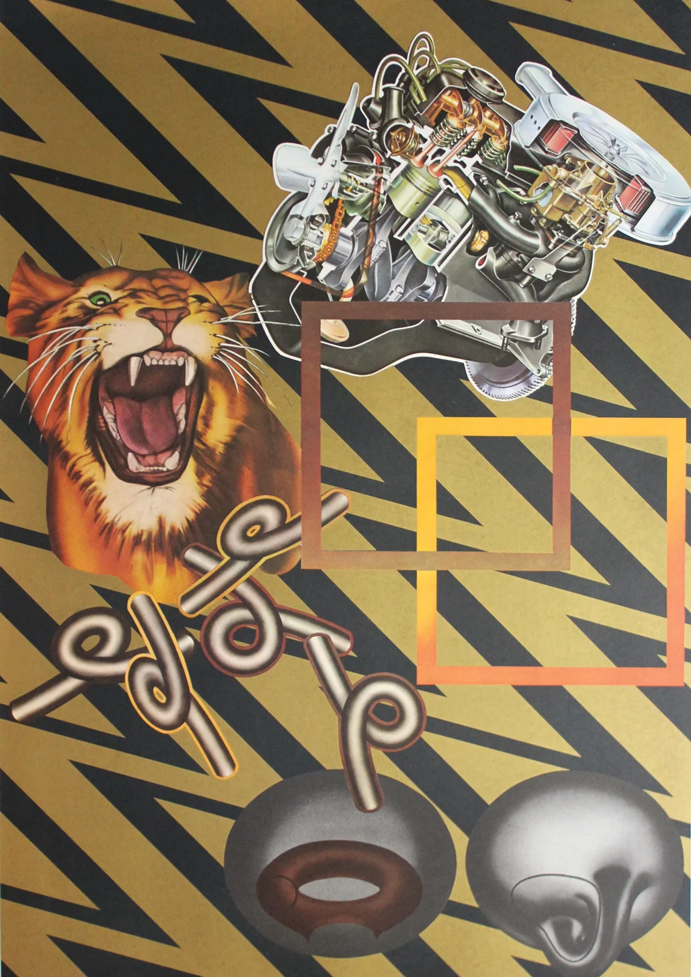 Safari (gold) by Peter Phillips