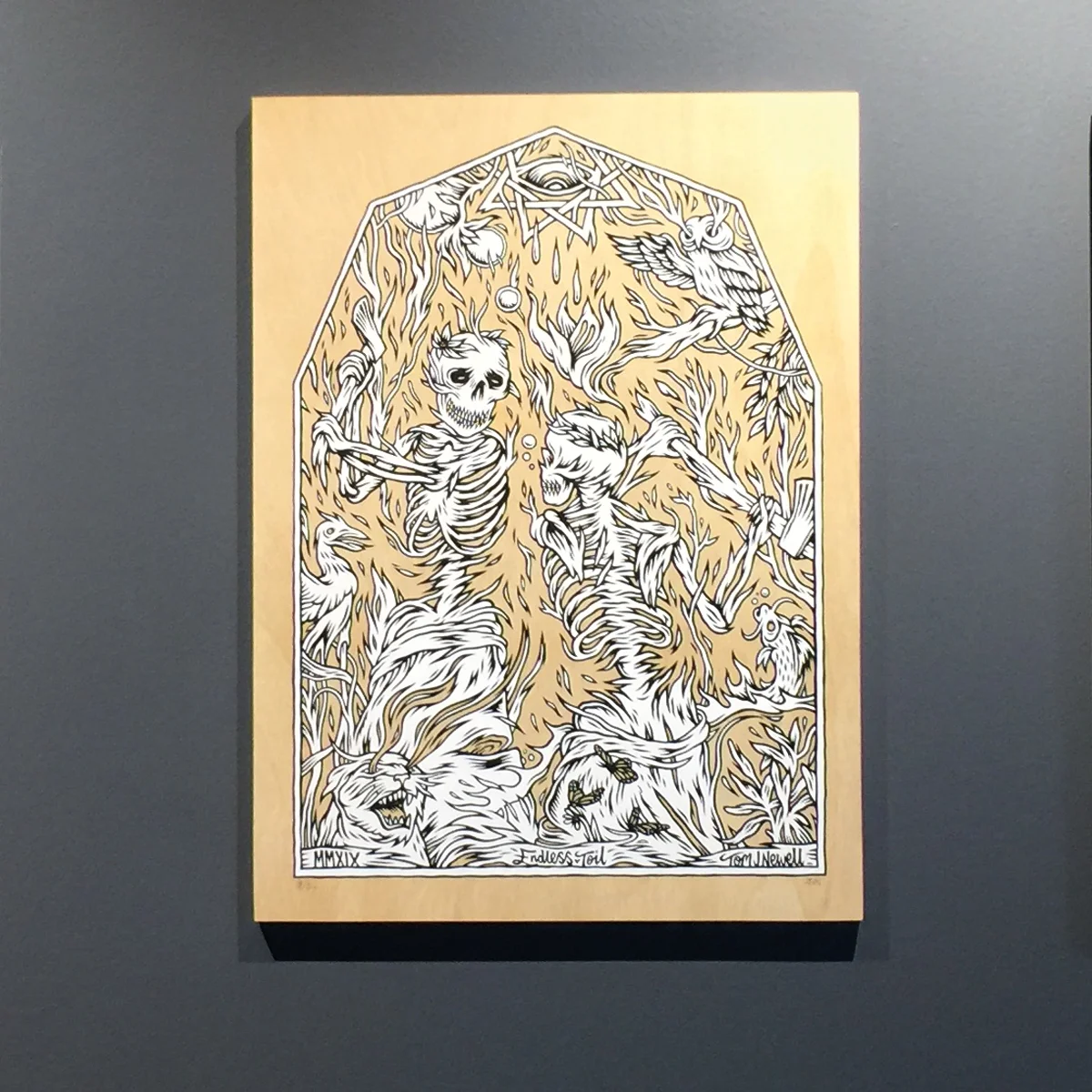 ‘Endless Toil’ -  Birchwood  by Tom J Newell