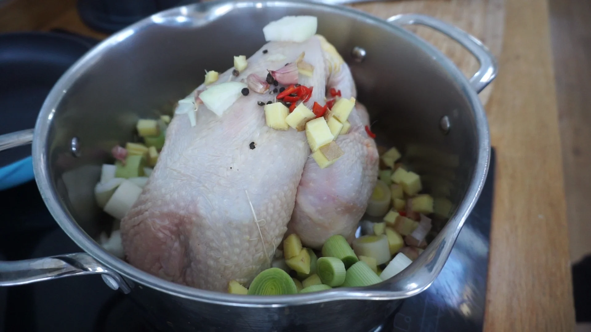 Thai Poached Whole Chicken With Steamed Vegetables — Bodyweight Warrior