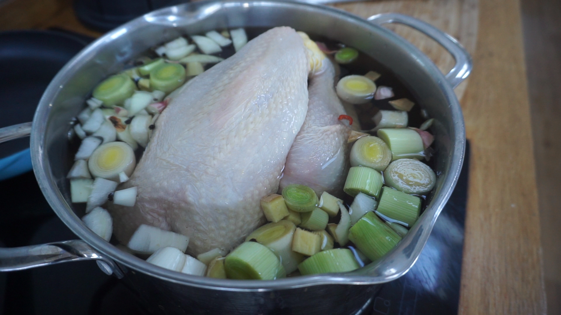 Thai Poached Whole Chicken With Steamed Vegetables — Bodyweight Warrior