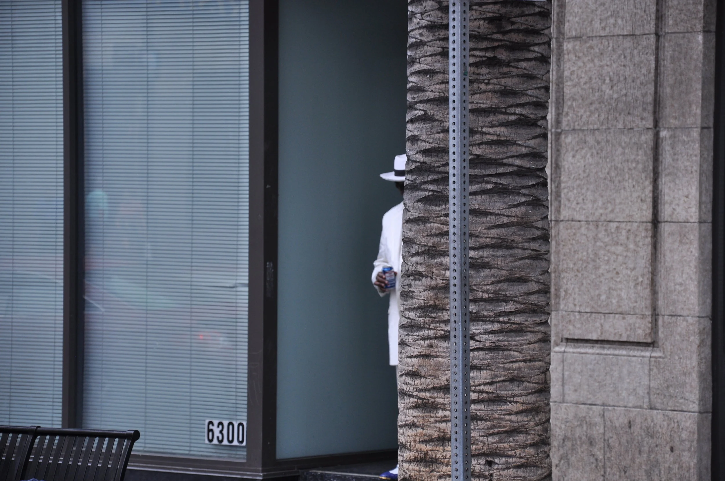 White Suit, Sunset Blvd., Los Angeles