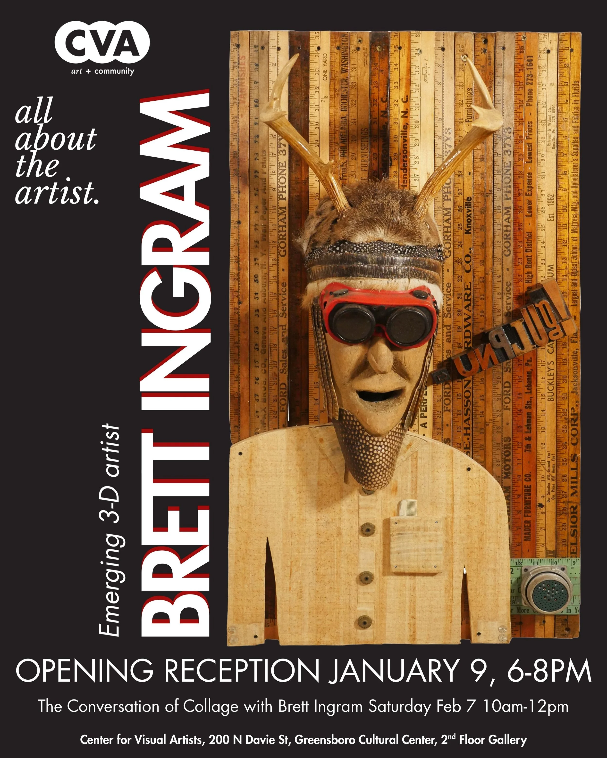 First Solo Art Exhibition by Brett Ingram at CVA