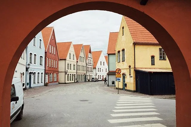 #Jakriborg is a property development project that started in the 90s. What's unique about the area is that houses and buildings in the vicinity were built utilizing old and traditional methods and design. Hence the quaint and slightly quirky building