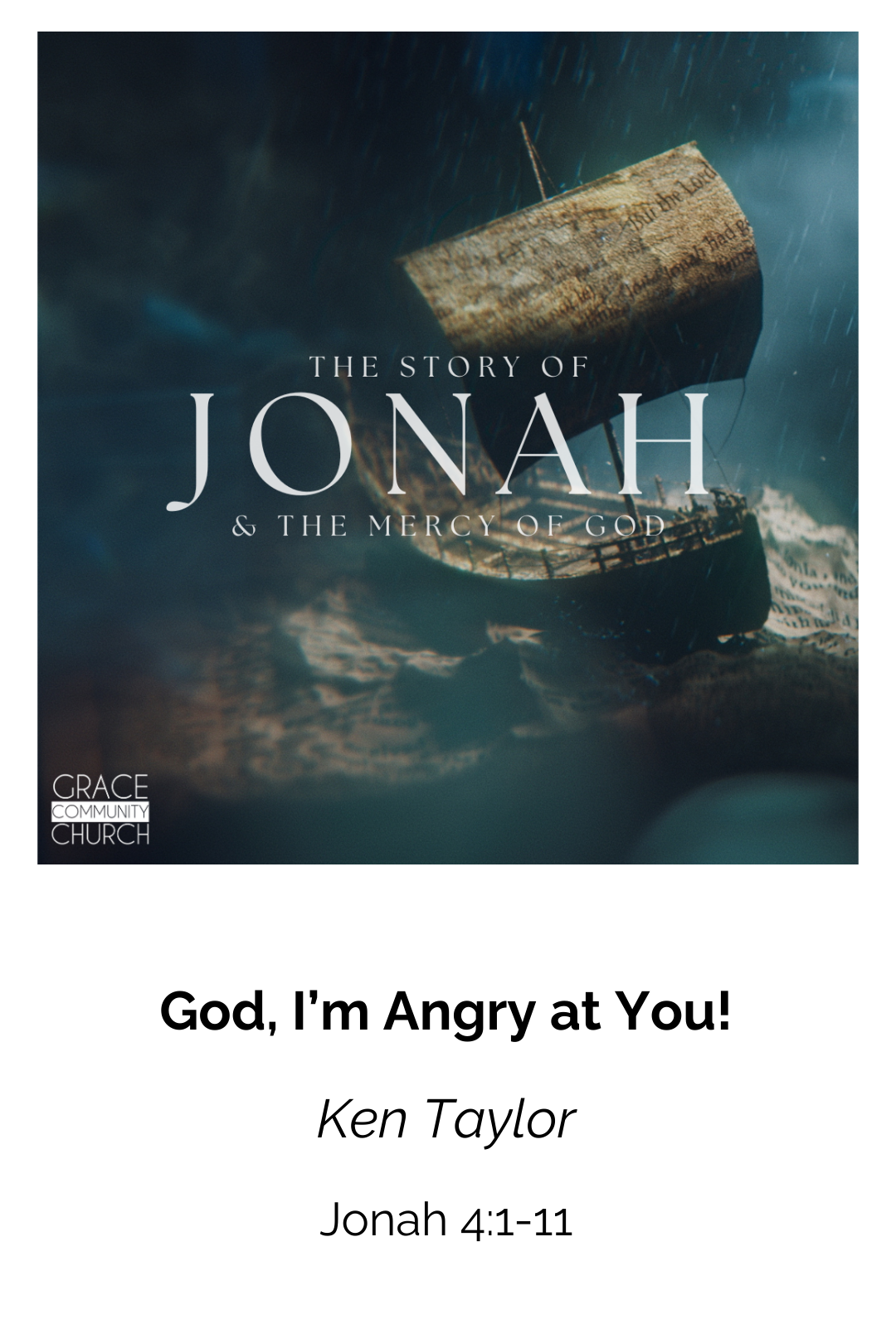 God, I'm Angry at You!
